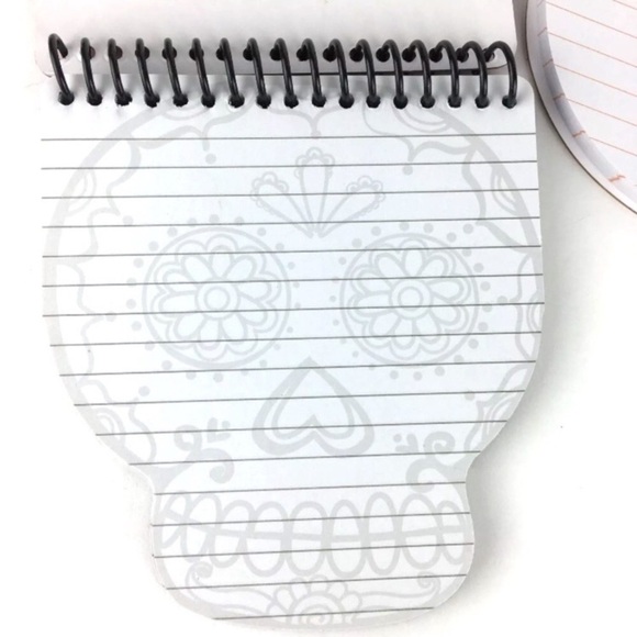 Halloween Spiral Notepads Pumpkin Skull Monster Glitter Planner Girl Accessories - Picture 4 of 8